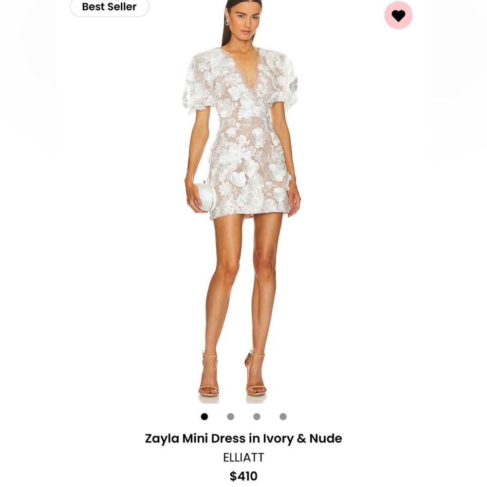 ELLIATT mini dress. Size S. Worn once for bridal shower